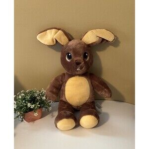 Build A Bear Chocolate 21" Bunny Rabbit Brown Plush Stuffed Animal-2015-Retired